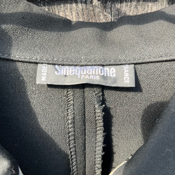 Sinequanone black jacket made in Paris - Picture 4 of 9